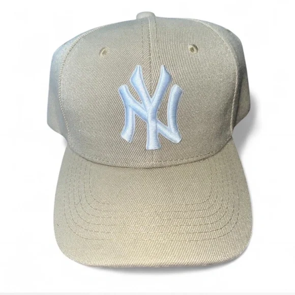 Tan Baseball Cap with White Logo - Picture 1 of 3